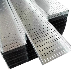 Bandeja de Cables Perforada de Acero Galvanizado, Resistente, para Gestión de Cables Industriales, Tamaños Personalizados 100x1000mm, Muestra en Stock - Product Image 2