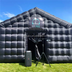 Luz de discoteca negra de grado comercial, tienda de club nocturno móvil, cubo inflable para fiesta, club nocturno inflable interior para fiesta - Product Image 6