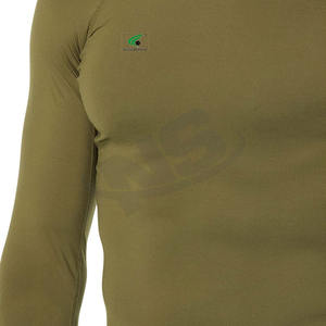 Athletic Compression Rash Guard <b>Men</b> Body Fit Quick Dry Long Sleeve Training Top Martial Arts Gear With Jiu Jitsu <b>Kimono</b> Pattern - Product Image 3