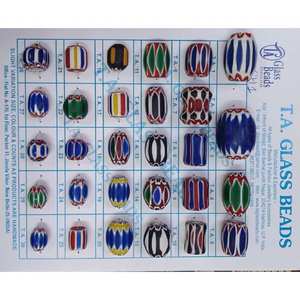 Cuentas de Vidrio Multicolores Facetadas Planas Millefiori Hechas a Mano para la Fabricación de Joyas y Pulseras, Accesorio para Joyería - Product Image 6