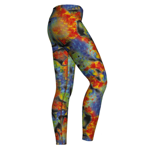 Leggings de Yoga sublimados con estampado de logotipo y patrón personalizados para mujer, pantalones ajustados para gimnasio deportivo con toque personalizado - Product Image 6
