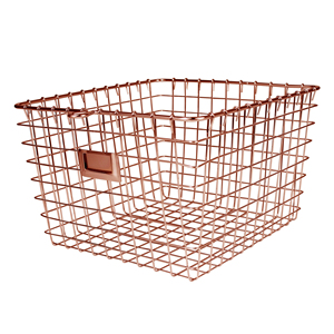 Storage Wire Metal Rectangular Stainless Steel Gold Color <b>Bread</b> <b>Baskets</b> Rectangle Clothing Metal Storage <b>Basket</b> - Product Image 3