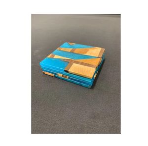 La mayoría de los regalos de boda de Diseño Europeo, posavasos de madera y resina de alta calidad, posavasos para cocina, recién llegado - Product Image 1