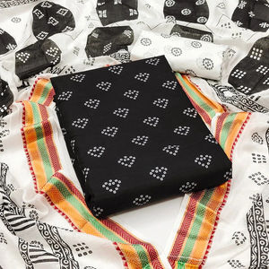 Elegante Traje de Fiesta de Seda y Algodón Georgette sin Costuras con Bordado de Piedras Moti, Dupatta Pesada, Trajes de Vestir Elegantes y Transpirables - Product Image 6