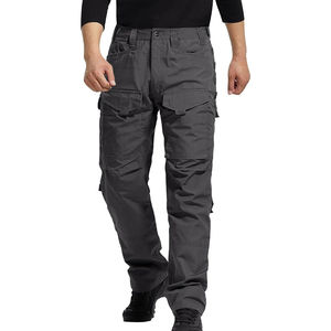 Pantalon en tissu anti-rides pour hommes gris repousse efficacement les taches et les liquides pantalon de sentier tactique pour hommes - Product Image 1