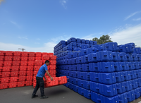 Plateforme flottante en plastique HDPE de haute qualité pour jet-ski, passerelle flottante, plateforme de marche, socles de stationnement pour bateaux, pour parc, piscine