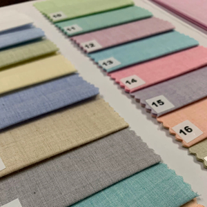 Tissu en coton de soie de haute qualité, largeur 58, matière première textile pour vêtements, tissu pour chemises pour hommes et femmes, costumes pour garçons - Product Image 1