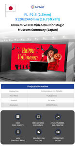 Canbest Fl P2 2Mm 13760X1600Mm 45.14Ftx5.24Ft Fondo de estudio curvo cóncavo Pantalla LED Pared de video en Israel - Product Image 4