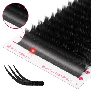 CharmLash láser dramático Faux Mink pestañas tecnología láser fibras para pestañas al por mayor Faux Mink pestañas rusas Etiqueta Privada - Product Image 1
