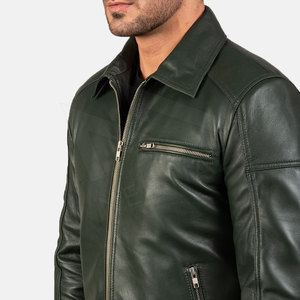 Veste en cuir pour homme durable, coupe-vent, imperméable, écologique, de haute qualité, pour l'hiver, pour l'extérieur, au meilleur design, à prix compétitif - Product Image 5