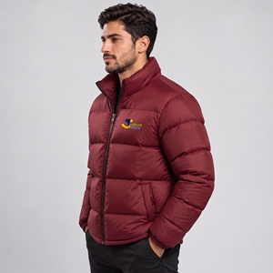 Chaqueta de Plumón Ligera de la Mejor Calidad para Hombre, Chaquetas Acolchadas Personalizadas al por Mayor, Resistentes al Viento, de Poliéster y Algodón para Exteriores - Product Image 5