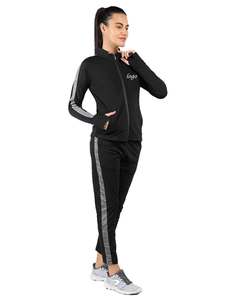 Manches longues hiver chaud Jogging costume fermeture éclair col étanche imprimé Logo Football entraînement uniforme ensemble vêtements de sport survêtements - Product Image 2