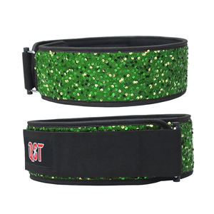 Cinturón de Neopreno para Levantamiento de Pesas con Logotipo Personalizado QST, Diseño de Lentejuelas Moderno, Entrenamiento de Fuerza Profesional, Antideslizante y Ajustable - Product Image 1