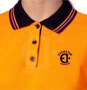 High Quality Custom <b>Polo</b> T Shirts for <b>Women</b> Cotton Short Sleeve <b>Polo</b> Shirt From Pakistan Manufacturer's - Product Image 6