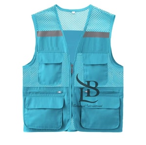 Chaleco de trabajo para hombre de calidad superior nuevo al por mayor, chaleco de seguridad reflectante usado de material alto para viajes, ropa de trabajo personalizada - Product Image 4