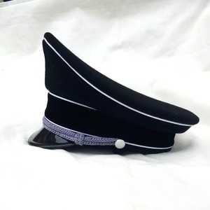 Casquette à visière en laine pour hommes officiers d'infanterie d'élite allemande Field Black IN SIZES - Product Image 5