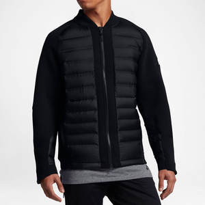 Chaqueta de bombardero de lana para hombre con bolsillos funcionales Tela suave y acogedora, chaqueta de otoño perfecta para hombres Elegante y cómoda - Product Image 1