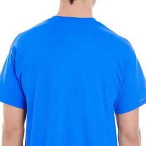 Camisetas de Hombre de Color Azul Claro, de Alta Calidad, Lisas, Extra Grandes, con Diseño de Logotipo Personalizado, de Algodón, Manga Corta, Cuello Redondo - Product Image 6