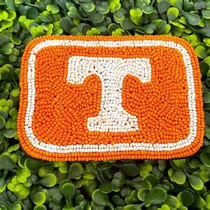 Mini monedero con cierre de cremallera y diseño de cuentas de vaquero occidental de alta calidad, accesorio de moda granate negro blanco - Product Image 4