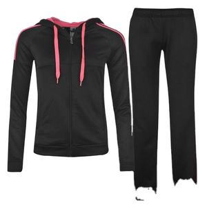 Ensemble de survêtement unisexe d'hiver 100 % coton, haut court à capuche et pantalon de jogging contrastant, 2 pièces, 2026 - Product Image 3