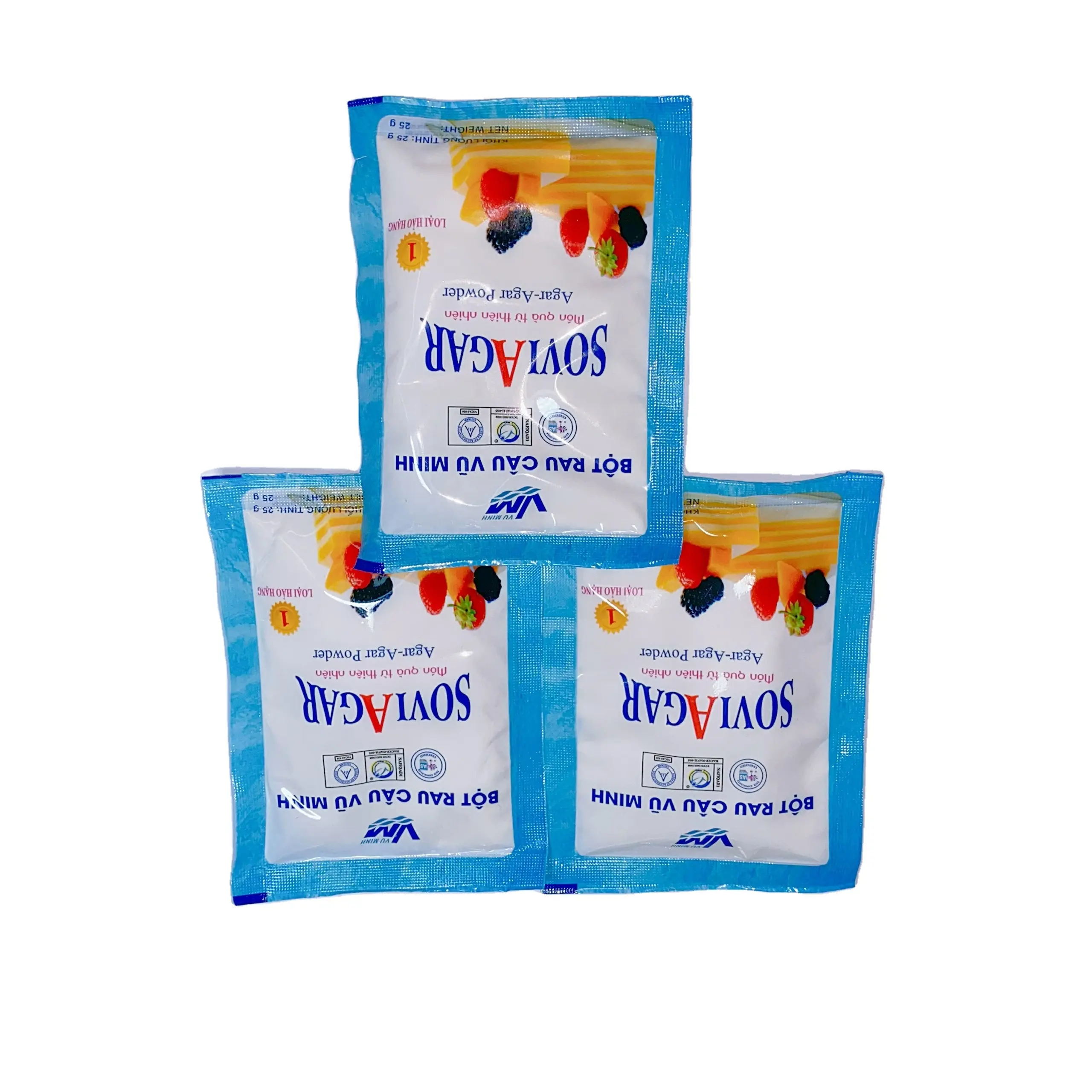 モロッコパウダーアガー最高品質菓子に使用する防腐剤なしISO認証包装カートンPEバッグ & PPバッグ