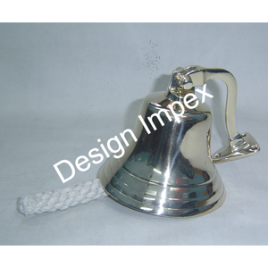 Custom Hot Sale Brass Ship <b>Bell</b> With White Rope Large Catholic Church <b>Bell</b> Hot Selling Luxury Wall Hanging <b>Bell</b> for Christmas - Product Image 4