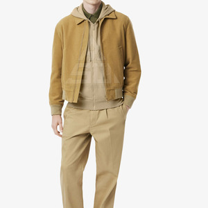 Nouvel Arrivage : Sweats à Capuche Décontractés en Coton Mélangé Résistant, Vêtements d'Extérieur à Fermeture Éclair, Séchage Rapide, Couleurs Unies pour Hommes, Impression Personnalisée - Product Image 2