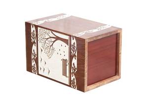 Urnas de madera para cremación de cenizas humanas hechas a mano para adultos urnas de palisandro para cenizas grandes - Product Image 2