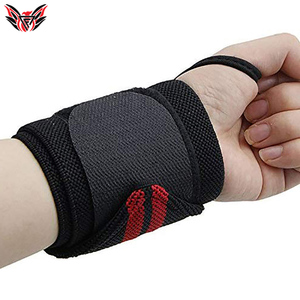 Muñequeras de tela suave elásticas personalizadas para boxeo con soporte elástico para manos y muñecas para Muay Thai - Product Image 2