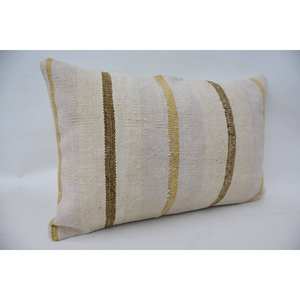 Luxury 16x24 Inch Beige Wool Kantha Patchwork Pillow Rustic Floral Vintage <b>Fluffy</b> Throw for <b>Bedding</b> Floor Woven 18x18 Square - Product Image 2