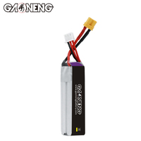 بطارية ليثيوم بوليمر GAONENG GNB خفيفة الوزن 1050 مللي أمبير 2S 7.6 فولت HV 60C مع موصل XT30 لطائرة FPV صغيرة بحجم 2 بوصة