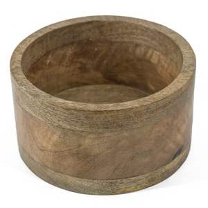 Portavelas Rústico Hecho a Mano de Madera de Mango, Decorativo, para Velas de Té, Centro de Mesa Estilo Boho para el Hogar - Product Image 1