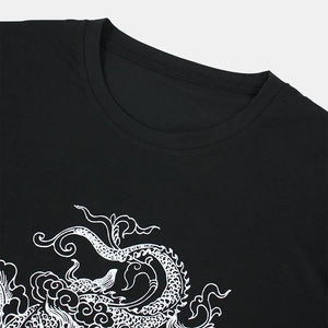 Camiseta Personalizada con Logotipo para Hombre, Impresión DTG, 220g, Jersey Sólido, Transpirable, de Secado Rápido, Informal, para Fitness, Talla Grande, Corte Regular - Product Image 5