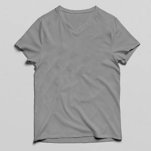 T-shirt basique 100% coton coupe ajustée décontracté pour homme 4.5 oz SoftStyle col en V - Product Image 2