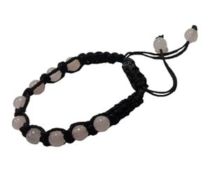 Crystal <b>bracelet</b> Rose quartz Thread Round <b>Beads</b> <b>Bracelet</b> 8mm Stone Gemstone Fashion <b>Men</b> and Women Gift Energy - Product Image 5