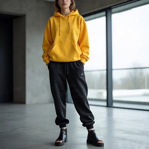 Ropa deportiva de gran tamaño para mujer, chándal para mujer, Sudadera con capucha y pantalones de chándal, conjuntos de chándal para mujer - Product Image 5