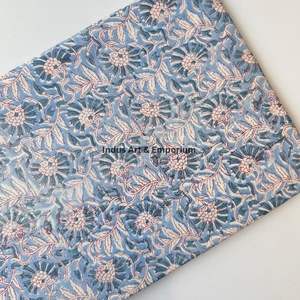 Tela de Algodón Cambray con Estampado Tradicional Jaipuri, 60x60 cm - Product Image 4