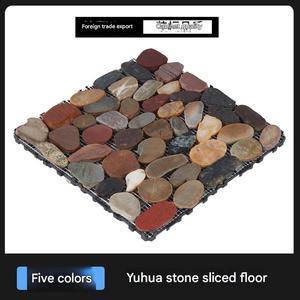 GO06 Colorful Irregular Pebble Flooring - DIY Outdoor Patio Lawn Stone Tiles, Waterproof Self-Paving for Garden Renovation - Product Image 4