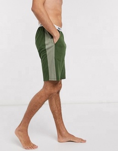 Traje de jogging de verano personalizado, conjunto corto de dos piezas, 100% algodón, camiseta en blanco y pantalones cortos, conjuntos de pantalones cortos para hombres - Product Image 4