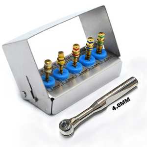 Kit d'expansion osseuse pour implants dentaires SURGINEXA Horse, 5 pièces, vis, clé, 4,0 mm, outils chirurgicaux, écologiques, réglables, en acier inoxydable - Product Image 5