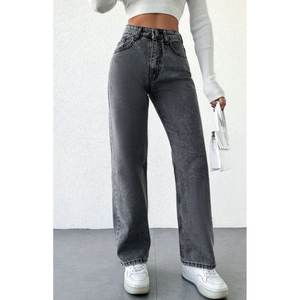 Jean en denim gris ample et décontracté style streetwear, vente en gros B2B, écologique, pour usage quotidien, tailles 26 à 40 - Product Image 4