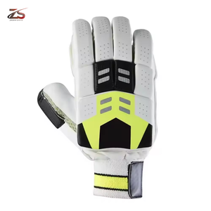 Guantes de bateo de cricket Mejor calidad Cuero ligero Logotipo personalizado Precio al por mayor de fábrica de Pakistán - Product Image 1