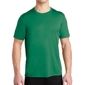 Camiseta de manga corta verde Kelly para hombre, camiseta de rendimiento Supercharge, competidor, algodón, poliéster, impresión Digital - Product Image 3