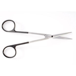 Ciseaux Metzenbaum de qualité supérieure lame droite poignée noire métal acier Nasal os cisailles ciseaux médicaux - Product Image 5