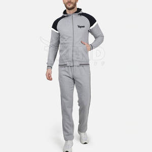 Ensembles de survêtements d'hiver XXL pour hommes de qualité supérieure, en molleton respirant 100 % coton, dernier design, impression de logo personnalisée, prix bas - Product Image 1
