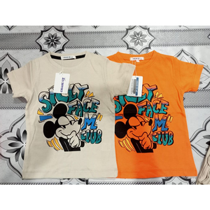 Camisetas de algodón 100% de alta calidad para niños, venta a granel de camisetas lisas de temporada de verano, diseño impreso simple, stock disponible - Product Image 4