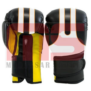 Gants de boxe en cuir de vachette de qualité supérieure Logo personnalisé OEM Gants d'entraînement à usage intensif Vente en gros en usine professionnelle - Product Image 1