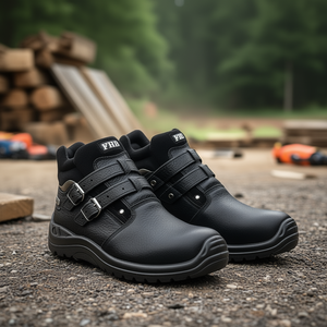 Botas de Seguridad de Cuero Vacuno Negro NORBERT S3 HRO EN20345, Talla 44 - Product Image 3