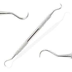 Grue dentaire Kaplan détartreur greffage lame incurvée Double extrémité Instruments d'implant chirurgical - Product Image 2