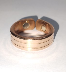 Bague en cuivre martelé finition artisanale, bague en cuivre pour la santé, cuivre pur, bague en cuivre 100% pur, bague en cuivre massif - Product Image 5